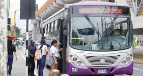 CORREDOR MORADO: buses formales cubrirán ruta ante paro del Lunes 4 de Marzo (Rutas de Nuevos Buses)