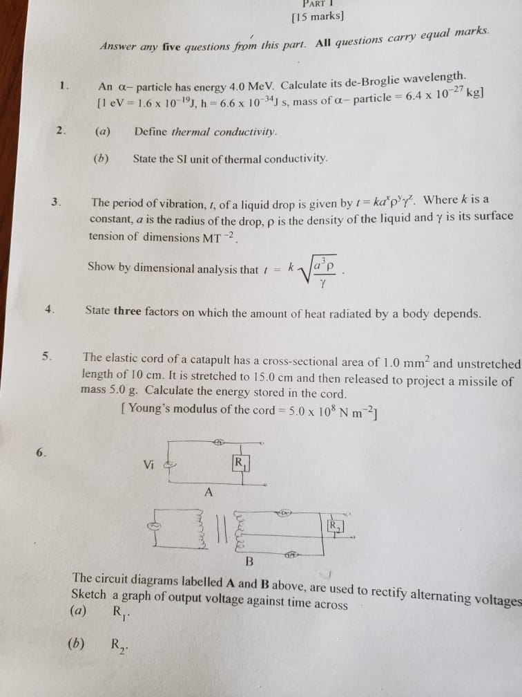 physics essay and objectives