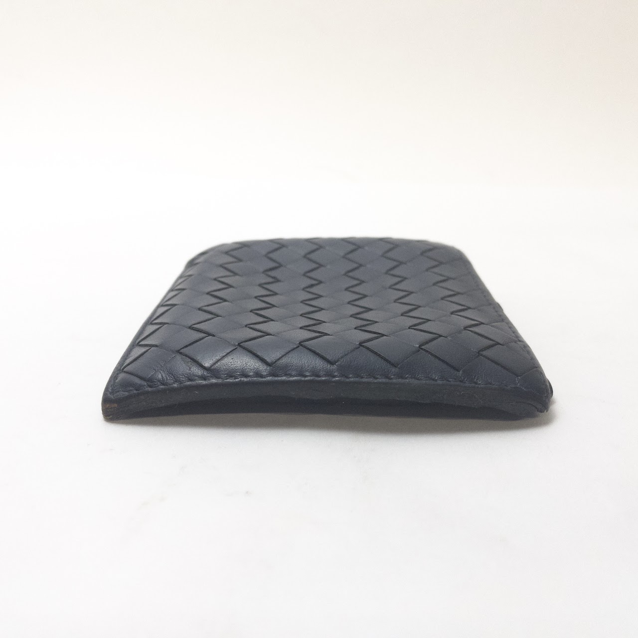 Bottega Veneta Dark Blue Bifold Wallet