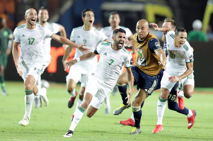 Algeria team outshines Senegal in AFCON2019. PHOTO | SKY SPORTS Algeria team outshines Senegal in AFCON2019. PHOTO | SKY SPORTS