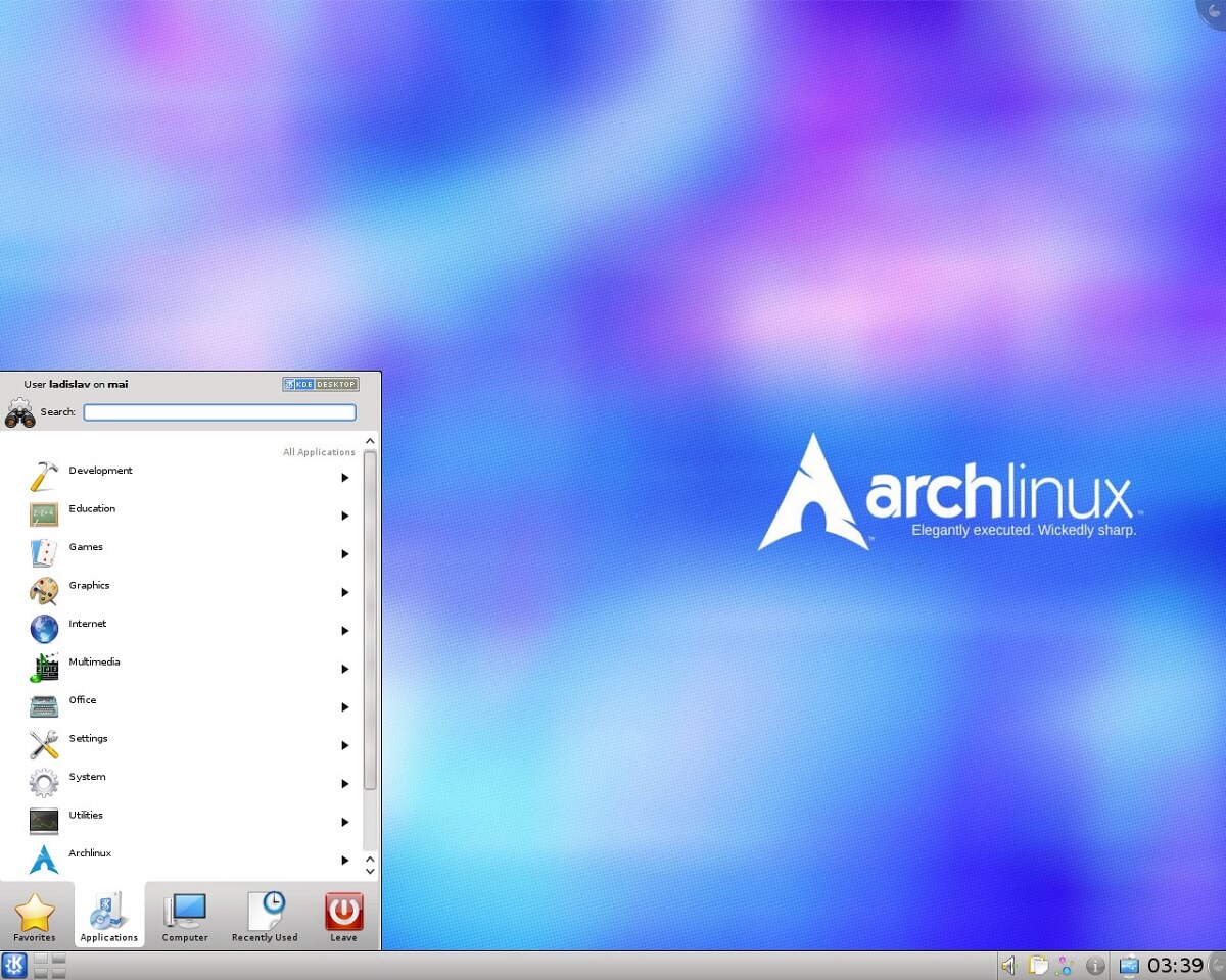 Arch Linux |  Linux Distros ที่เบาที่สุดแห่งปี 2020