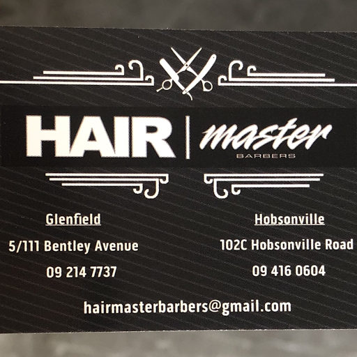 Hair Master Barbers Hobsonville logo