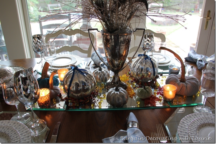 Centerpiece for Fall Tablescape