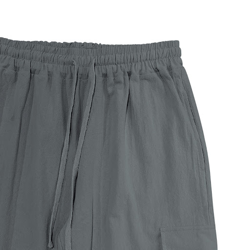 Title 15, Mens Cotton and Linen Trousers with Multiple P...