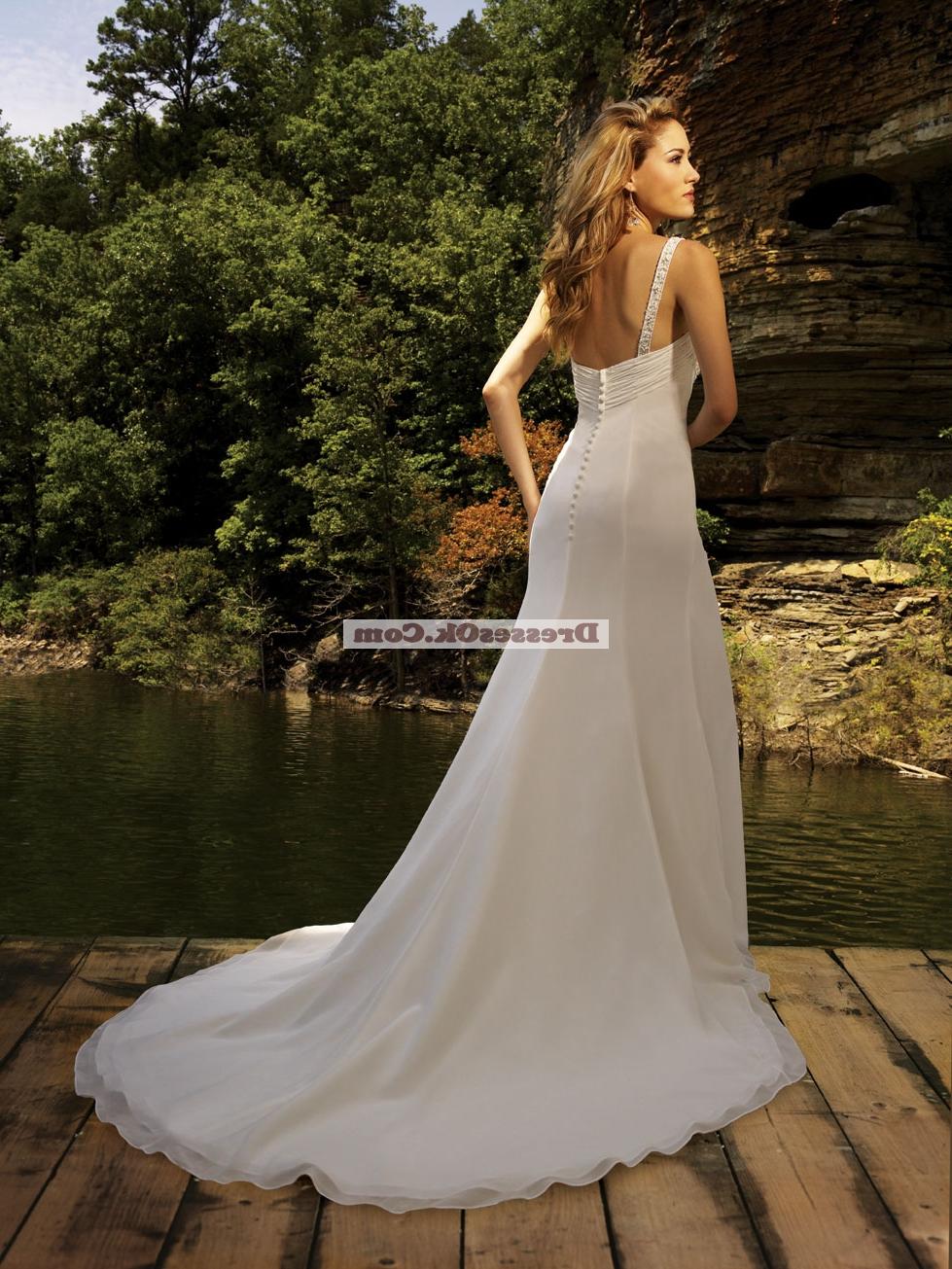 chiffon wedding dresses