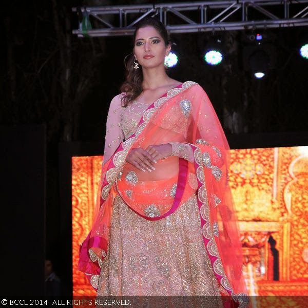 Anjali Sharma during Karnataka Fashion Week, held in Bangalore. 