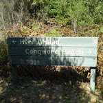 Sign on Henry Head Track near La Perouse (17472)