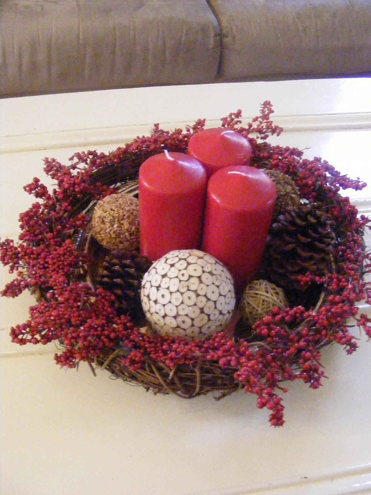 ornament wedding centerpieces