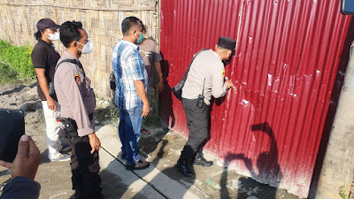 Polres Sergai Cek TKP lokasi judi tembak ikan di Wilkum Polsek pantai cermin