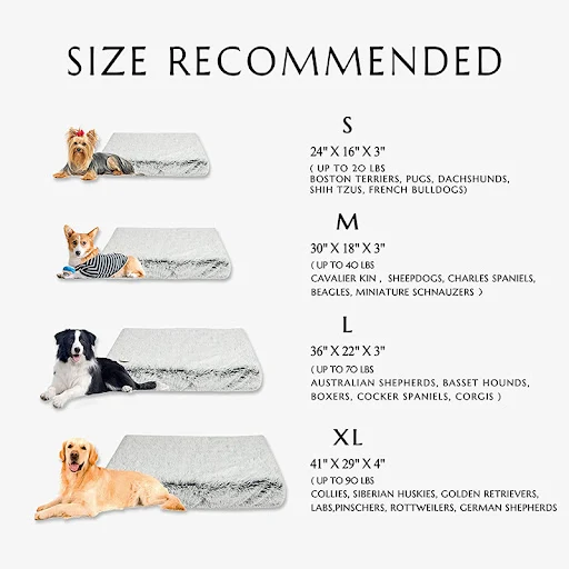 Plush Dog Bed Mat Cat Beds for Small Medium Large Dogs Removable for Cleaning Puppy Cushion Super Soft Claming Dog Beds 