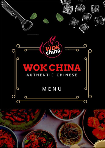 Wok China menu 