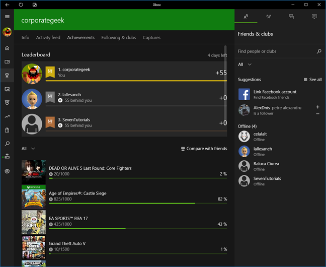 Windows 10, Xbox, app