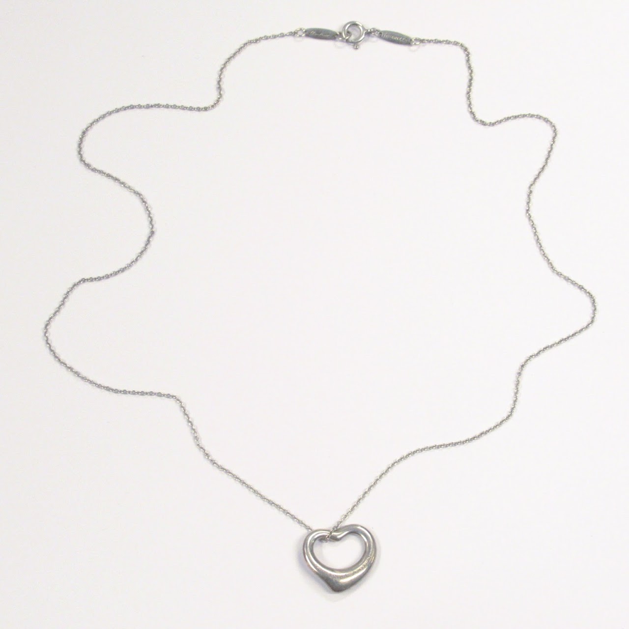 Tiffany & Co. X Elsa Peretti Open Heart Pendant Necklace