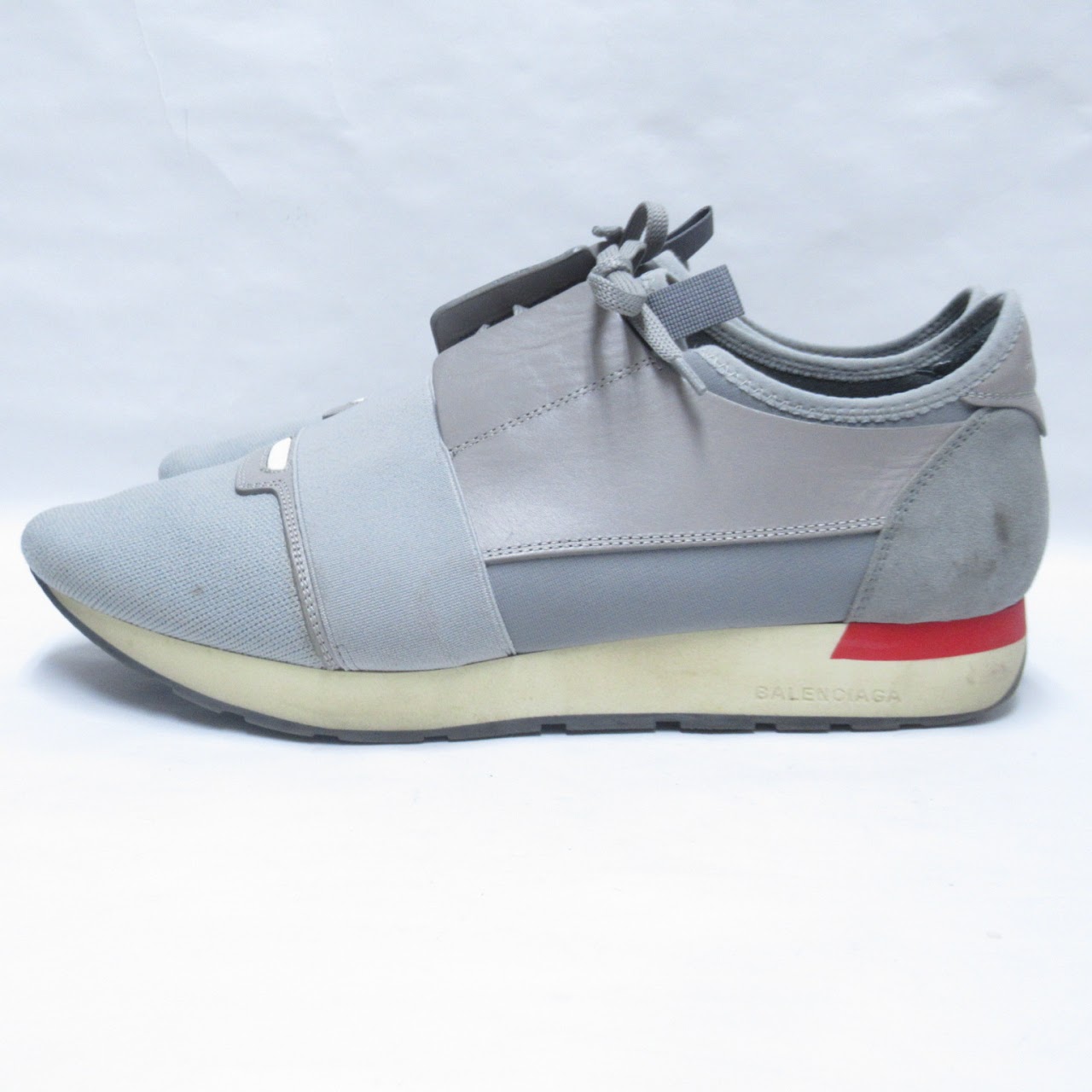Balenciaga Grey Race Runner Sneakers