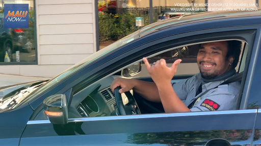 Community Gifts Car to Maui Security Guard for Going Above and Beyond