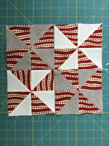 Block 11: 16 HST quilt sampler tutorial