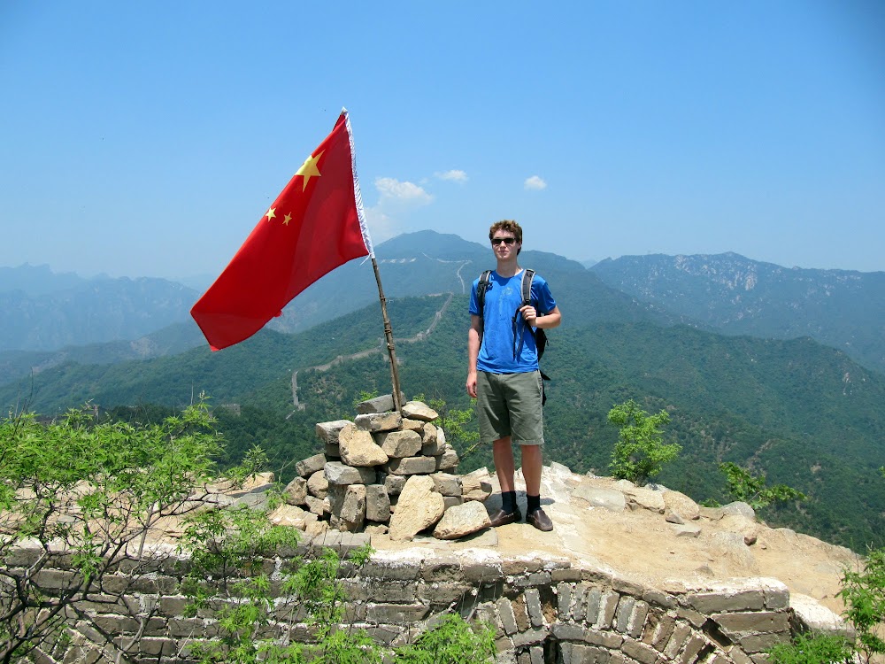 Standing on the Great Wall