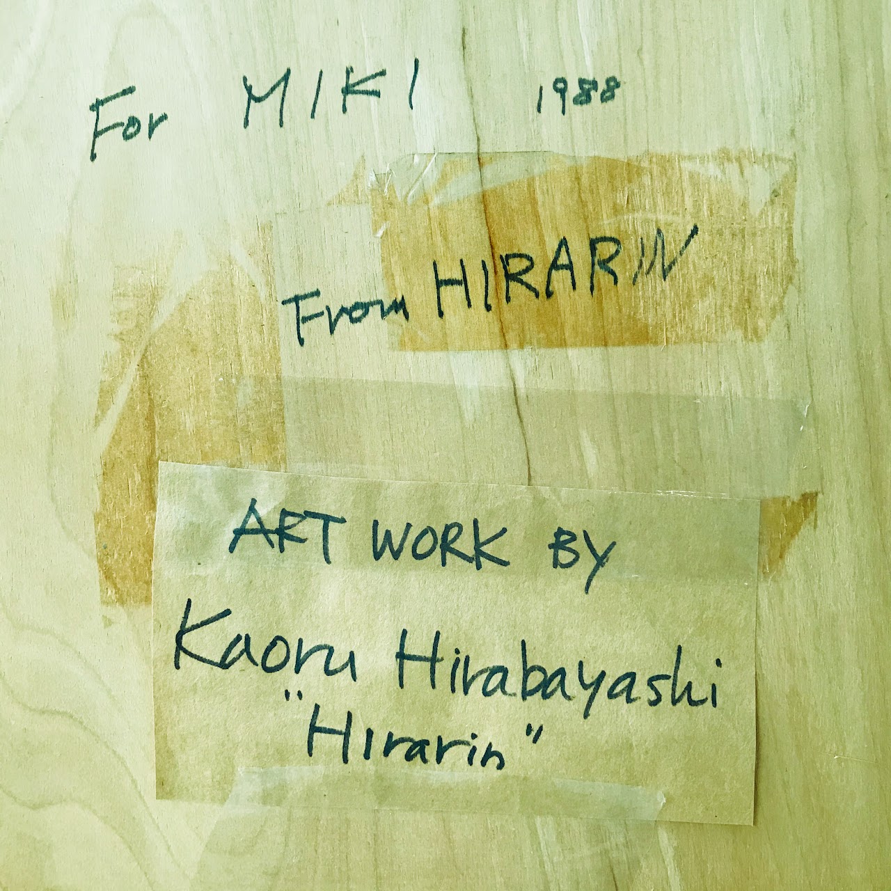 Kaoru Hirabayashi Signed Mixed Media