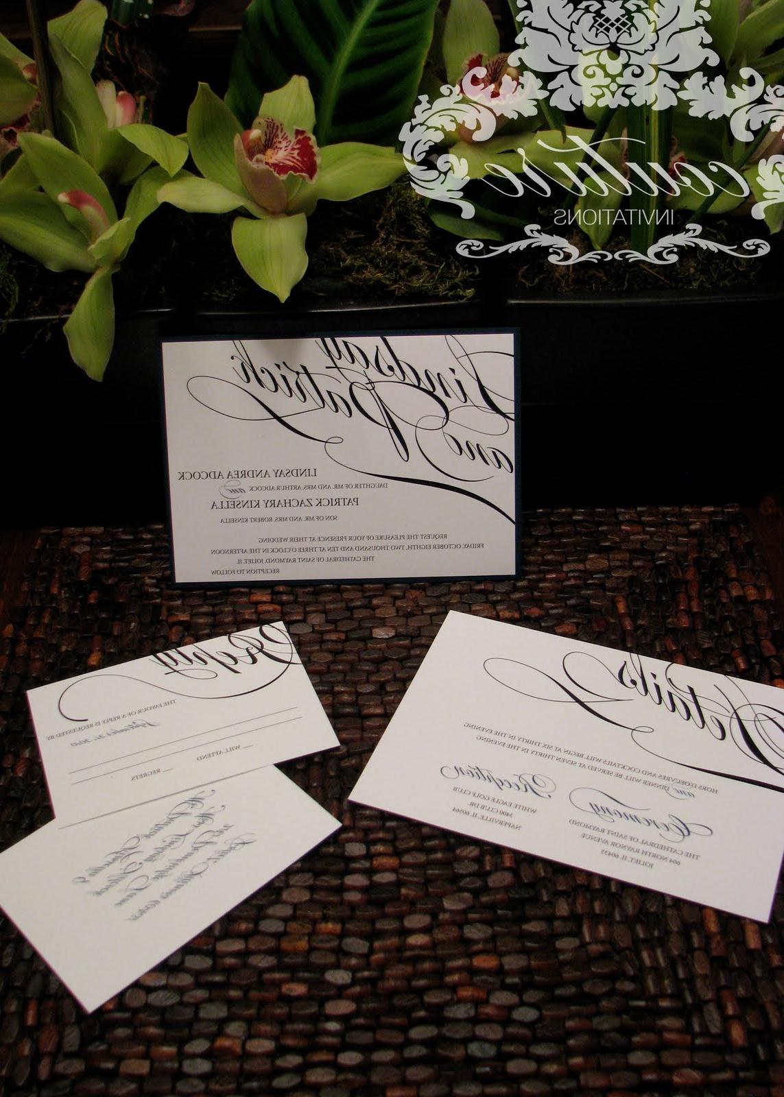 invitation suite I did for