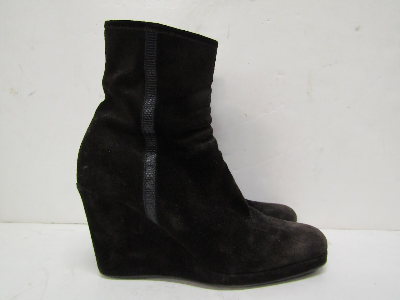 Prada Sport Wedge Boots