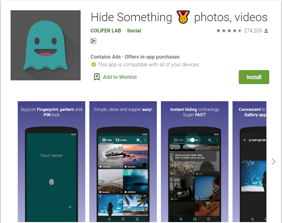 숨기기 |  Android용 상위 10가지 숨기기 앱
