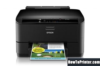 Reset Epson WorkForce WP-4020 printer use Epson reset software