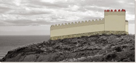 Recreación del fuerte ibérico de Aigües Baixes - El Campello