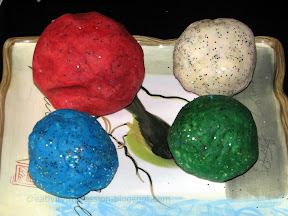 No-mess and efficient glitter cleanup: Glitter Play dough