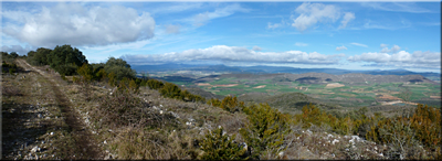 Panorámica desde el cordal cimero