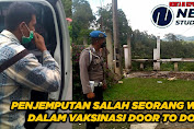 Salah Seorang Warga Berdalih Dan Tidak Ingin Divaksin Saat Dilakukan Penjemputan Vaksin Door To Door Ke Rumah Warga