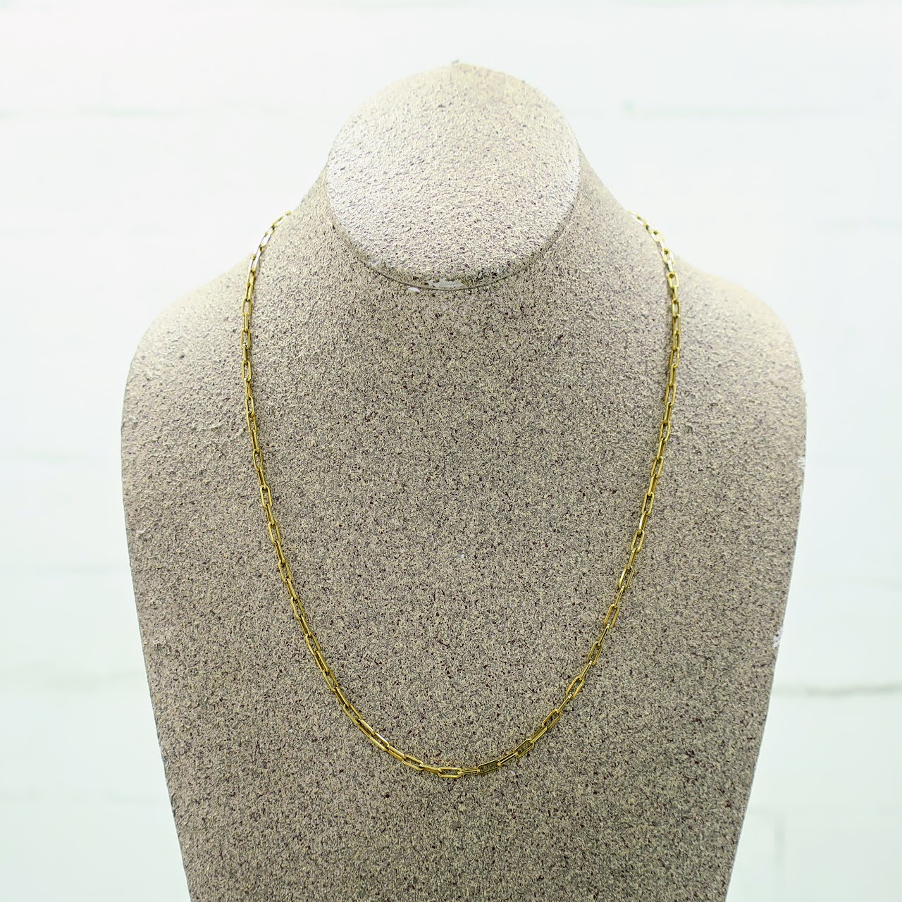 14 K Gold Cable Chain Necklace