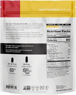 Skratch Labs Sport Hydration Drink Mix - Strawberry Lemonade 60-Serving Resealable Pouch alternate image 0