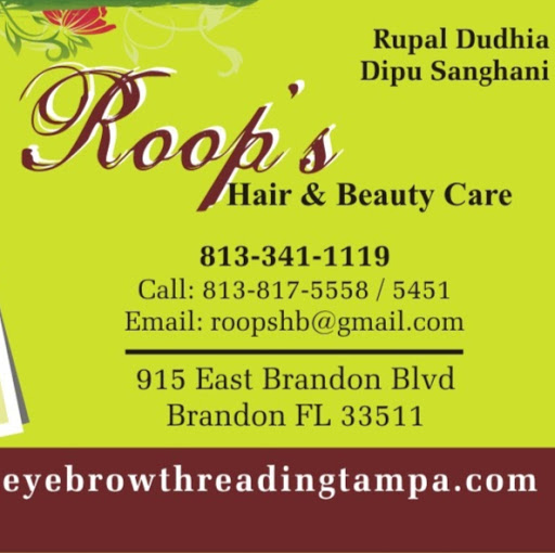 Roop's Hair & Beauty Care (Best Threading Place in Tampa,Brandon) logo