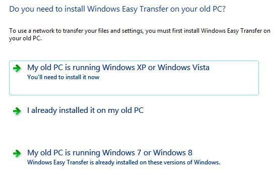 transferencia de windows 7