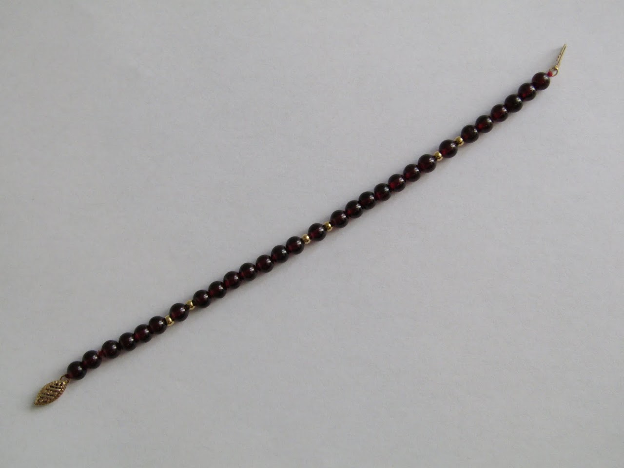 14 K Gold Beaded Bracelet