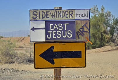 East Jesus Sign