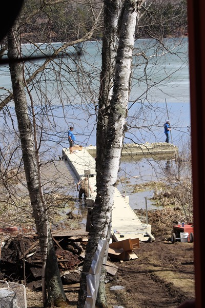 Dock North side of house view