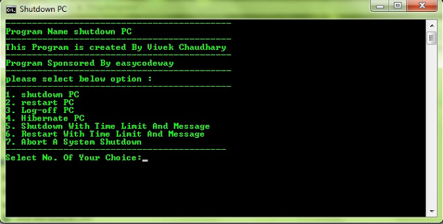 Shutdown Your Friends Computer Using Command Prompt