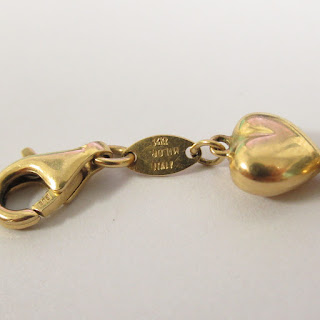 14K Gold Heart Milor Bracelet