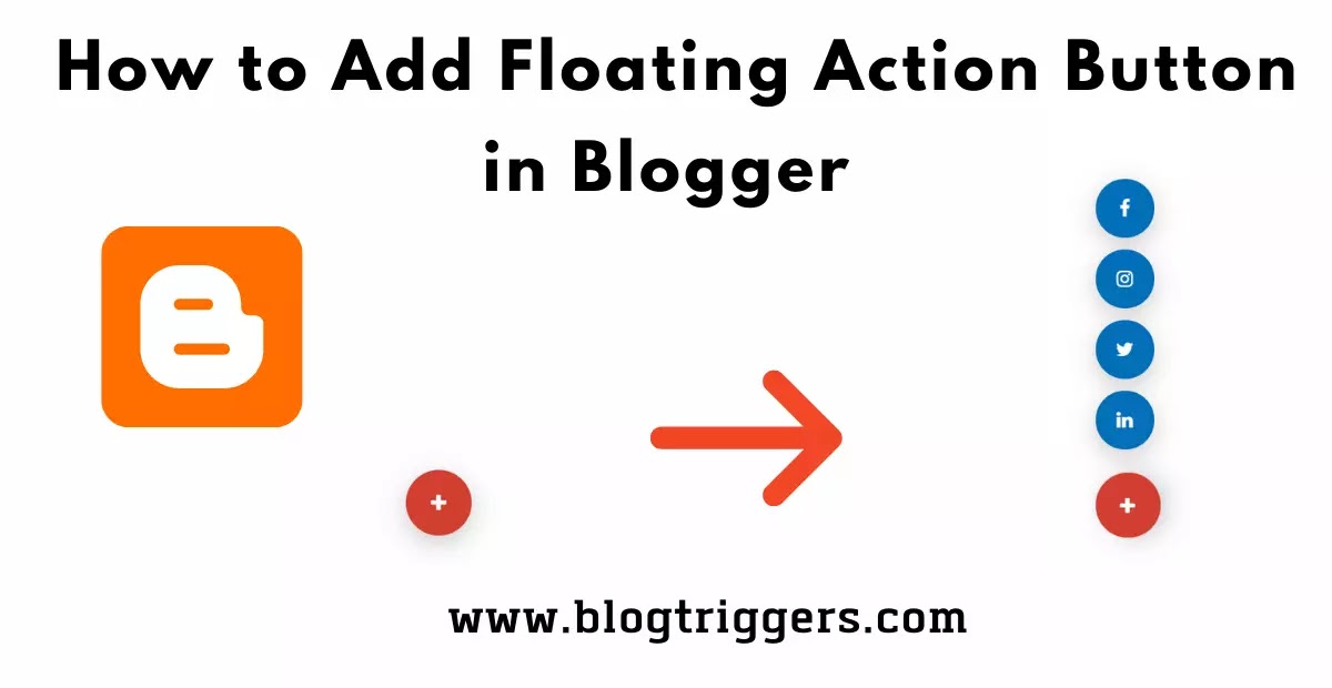How to Add Floating Action Button in Blogger Using HTML & CSS Blog