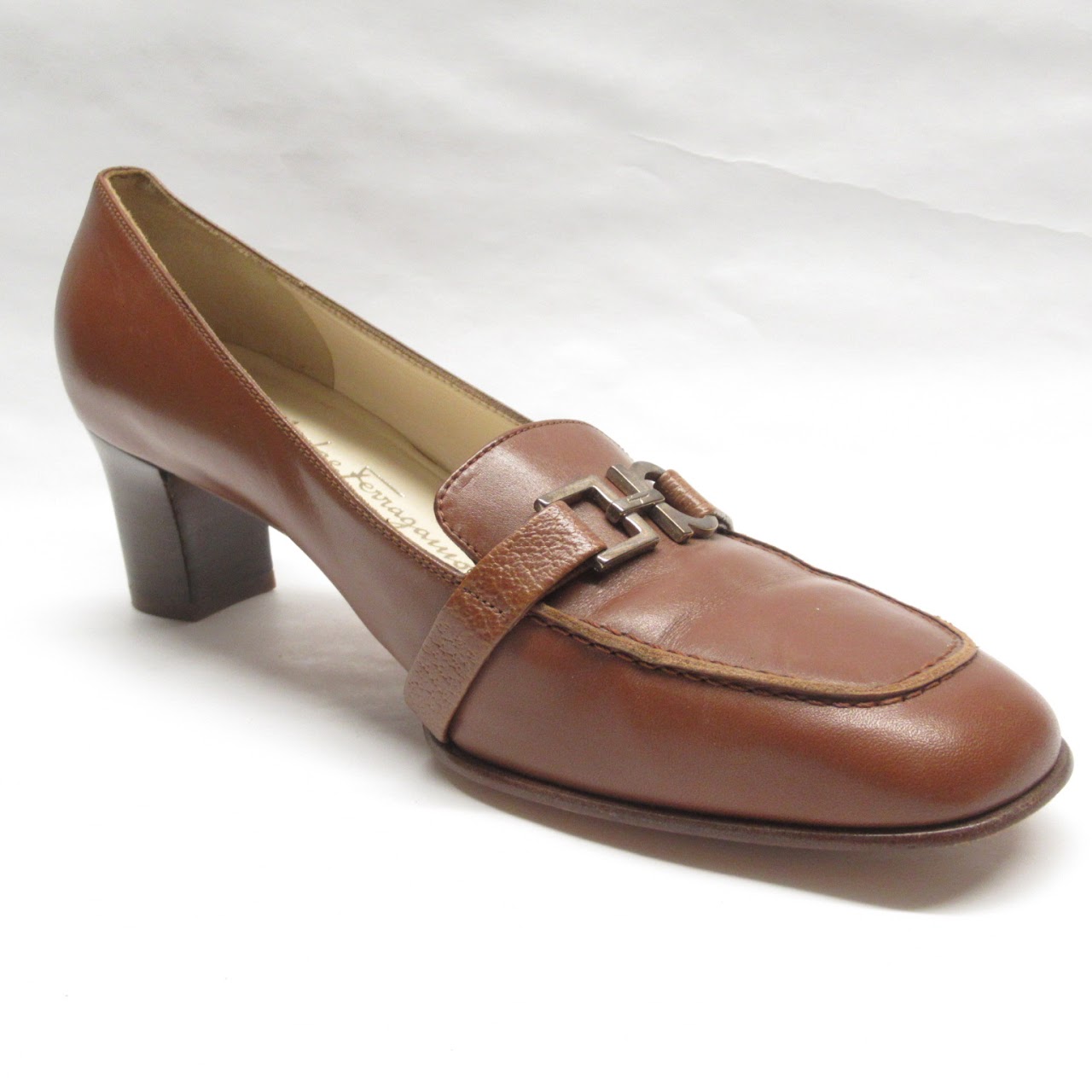 Salvatore Ferragamo Boutique Brown Pumps