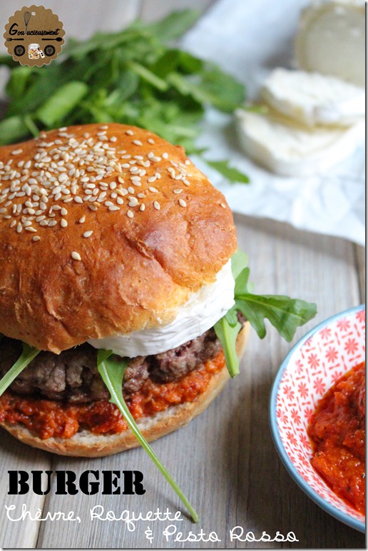 Burger Chèvre Roquette & Pesto Rosso 6