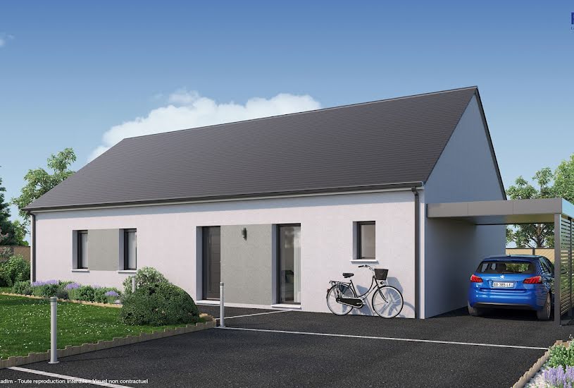  Vente Terrain + Maison - Terrain : 505m² - Maison : 110m² à Tauxigny (37310) 