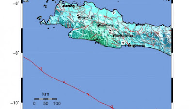 Berpusat di Garut,Gempa 6,4 M Dirasakan Hingga Jakarta