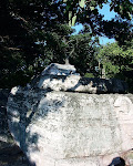 Rocks at the summit, Sugarloaf Mountain near Barnesville, Maryland.