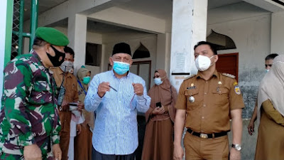 Tim Covid-19 Kecamatan Kuta Alam Kunjungi Sekolah, Pastikan Penerapan Prokes