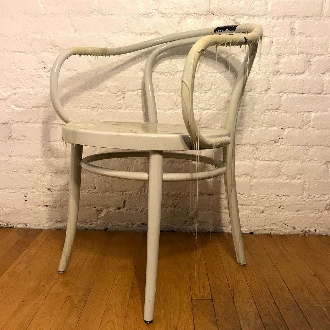 Drip Decorated Thonet B9 Style Chair