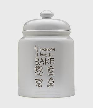  Personalized Reasons I Love Treat Jar - Brown