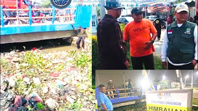 Camat Tepati Janji , Sampah Kali Ceger Di Normalisasi