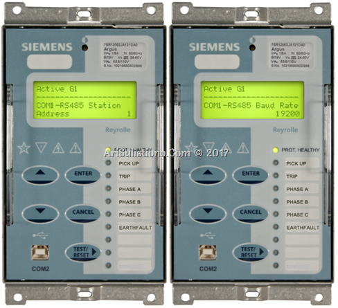 Setting Communication Address - Reyrolle Argus 7SR